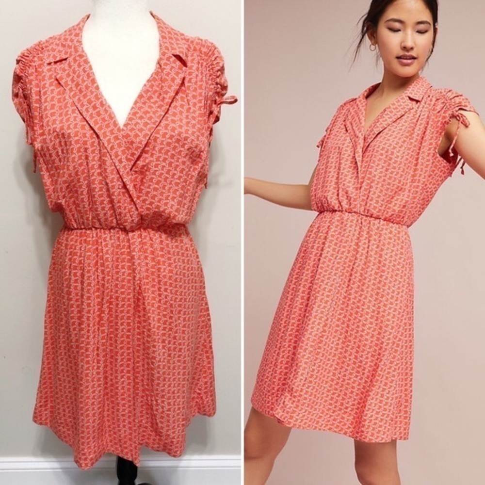 ANTHROPOLOGIE Maeve Print Dress Size Small